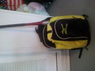 Mizuno Softball backpack bag with bat holders