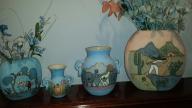 4 Vases/ display items from Mexico