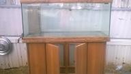 90 gallon fish tank with cabinet stand