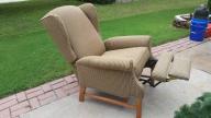 Winged back recliners