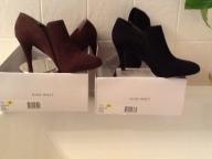 Nine West Suede boot shoes size 7 1/2 M. 2 pairs