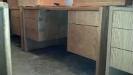 wood 5 drawer desk