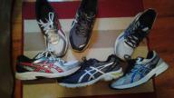 3 pairs Asics mens shoes size 12
