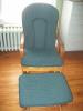 Gently used glider rocker and glider foot stool