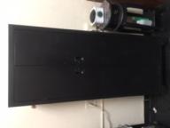 Metal storage cabinet in black