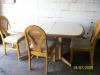 Kitchen Table (extendible from middle) with 3 chairs