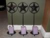 Set of 3 Star of Texas Wall Sconce