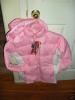 (NEW) With tags Pink/White Down women's Jacket