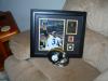 Jerome Bettis Signed Mini Helmet and Framed Picture Super Bowl