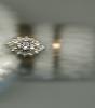 Ladies 1 ct. t.w. Cluster Diamond Engagement Ring w/matching band