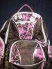 Backpack Pink and brown floral