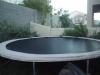 trampoline with enclosure