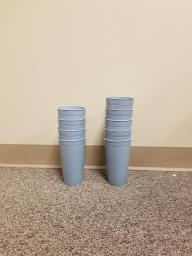 Blue Plastic Cups